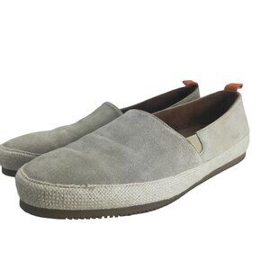 Mulo Mens Suede Slip On Loafers Driving Shoes Espadrilles Size US 9 EU 42 Biege